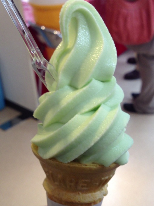ずんだもちソフトクリーム