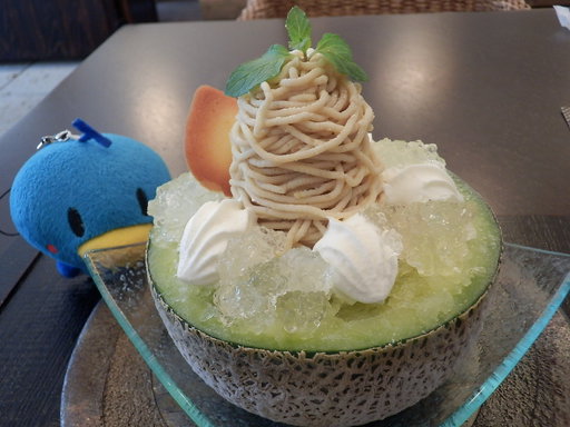 夏のモンブラン