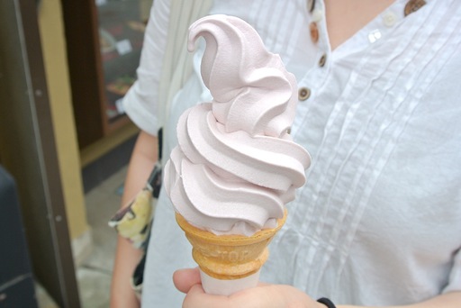 紫芋ソフトクリーム