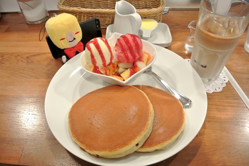 アイスクリームパンケーキ