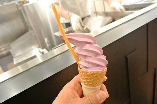 紫芋ソフトクリーム