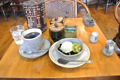 コーヒーとコーヒーゼリー
