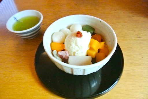 クリーム白玉みつ豆