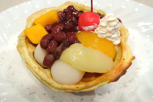 あんみつワッフルボウル