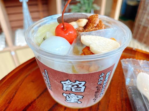 チョコクッキーあんみつ